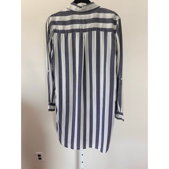 Rails Julian Lisbon Stripe Button Up Shirt Dress size Medium - Picture 7 of 10